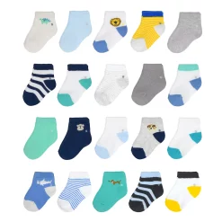 Baby / Toddler Boy Jumping Beans® 20 Pack Ankle Socks