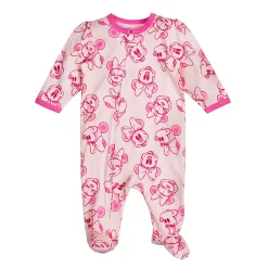 Disney's Minnie Mouse Baby Girl Footed Pajamas