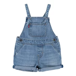 Baby Girl Levi's Tie Strap Shortalls