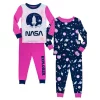 Toddler Girl NASA 4-Piece Pajama Set