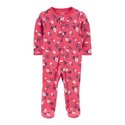 Baby Girl Carter's Floral 2-Way Zip Sleep & Play