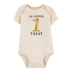 Baby Carter's 1st Birthday Original Bodysuit