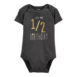 Baby Carter's Half Birthday Original Bodysuit