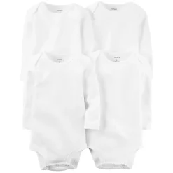 Baby Carter's 4-Pack Long-Sleeve Bodysuits