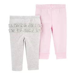 Baby Girl Carter's 2-Pack Cotton Pants