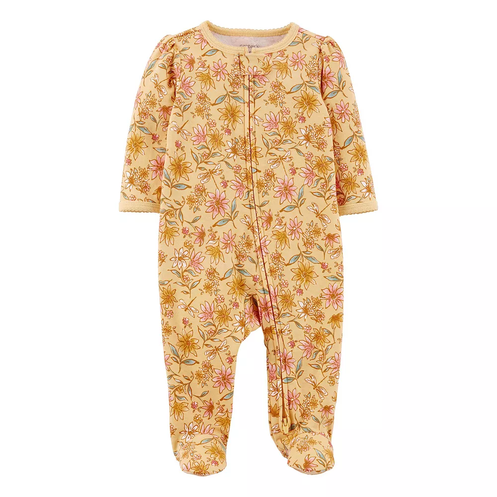 Baby Girl Carter's Flowers & Dragonflies Sleep & Play