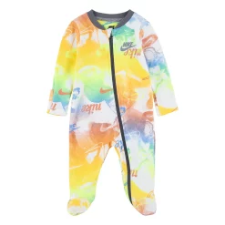 Baby Nike Logo Graphic Tie Dye Print Sleep & Play