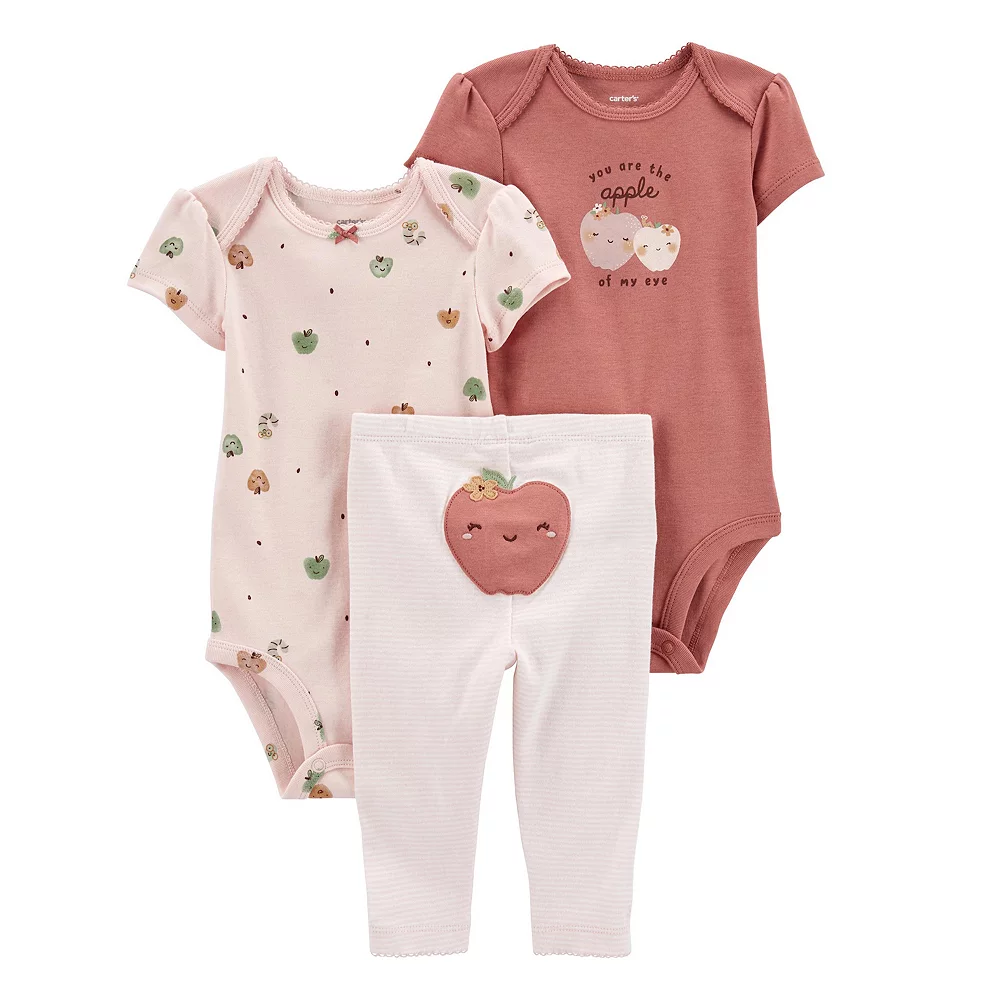 Baby Girl Carter's 3-Piece Strawberry Little Character Set