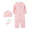 Baby Girl Carter's 3-Piece Converter Gown Set
