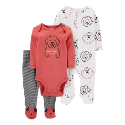 Baby Boy Carter's 3-Piece Bodysuit Pant & Sleep & Play Set