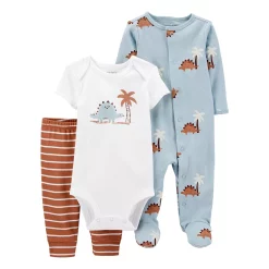 Baby Boy Carter's 3-Piece Bodysuit Pant & Sleep & Play Set