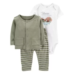 Baby Boy Carter's 3-Piece Little Cardigan Set