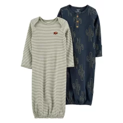 Baby Boy Carter's 2-Pack Sleeper Gowns