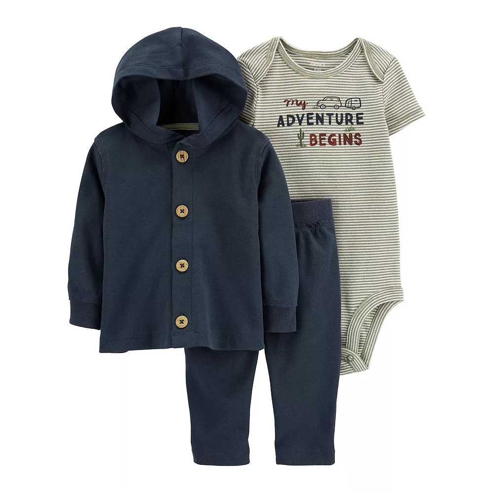 Baby Boy Carter's 3-Piece Little Cardigan Set
