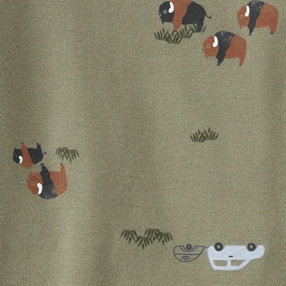 Baby Boy Carter's Buffalo Romper, Tee, & Shorts Set - Image 4