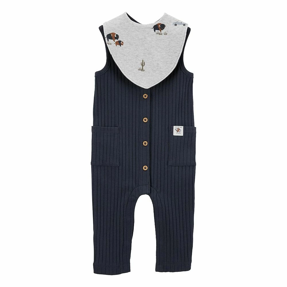 Baby Boy Carter's 2-Piece Jumpsuit & Bandana Bib Set
