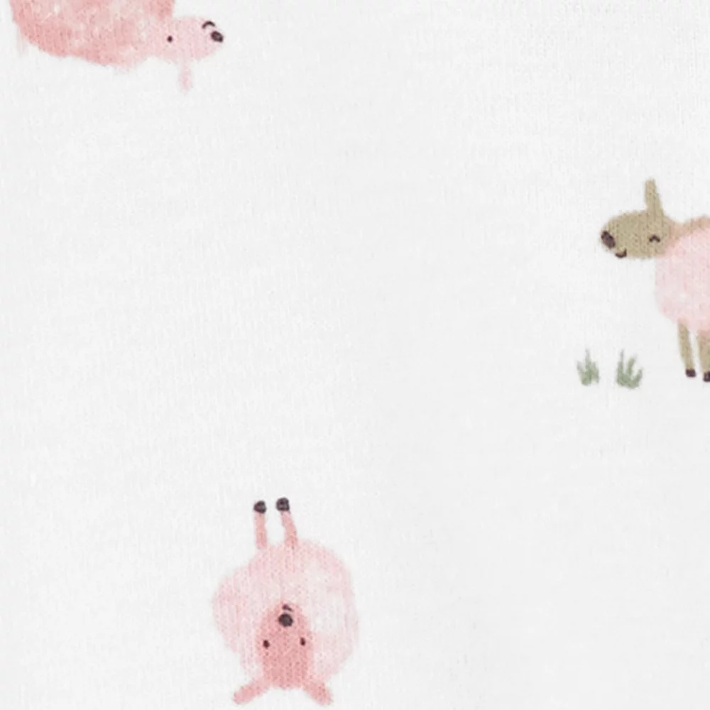 Baby Girl Carter's 2-Pack 2-Way Zip Cotton Sleep & Plays - Image 2