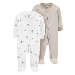 Baby Carter's 2-Pack Zip-Up Sleep & Plays