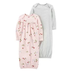 Baby Girl Carter's 2-Pack Sleeper Gowns