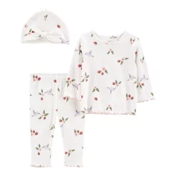 Baby Girl Carter's 3-Piece Hummingbird Outfit Set