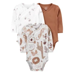 Baby Carter's 3-Pack Side-Snap Bodysuits