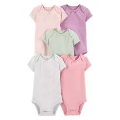 Baby Girl Carter's 5-Pack Short-Sleeve Original Bodysuits