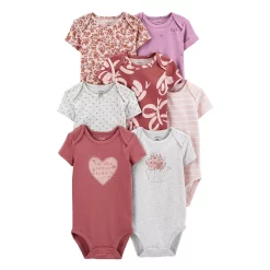 Baby Girl Carter's 7-Pack Short-Sleeve Original Bodysuits