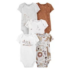 Baby Carter's 5-Pack Short-Sleeve Original Bodysuits