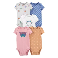 Baby Girl Carter's 5-Pack Short-Sleeve Original Bodysuits