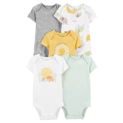 Baby Carter's 5-Pack Short-Sleeve Original Bodysuits
