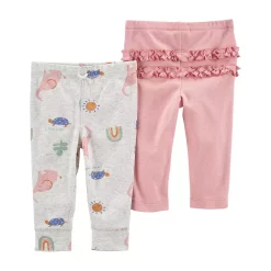 Baby Girl Carter's 2-Pack Cotton Pants