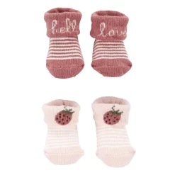 Baby Girl Carter's "Hello Love" 2-Pack Booties