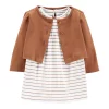 Baby Girl Carter's 2-Piece Bodysuit Dress & Cardigan Set