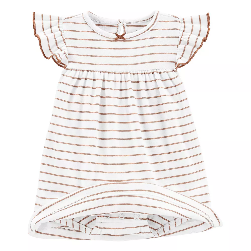 Baby Girl Carter's 2-Piece Bodysuit Dress & Cardigan Set - Image 3