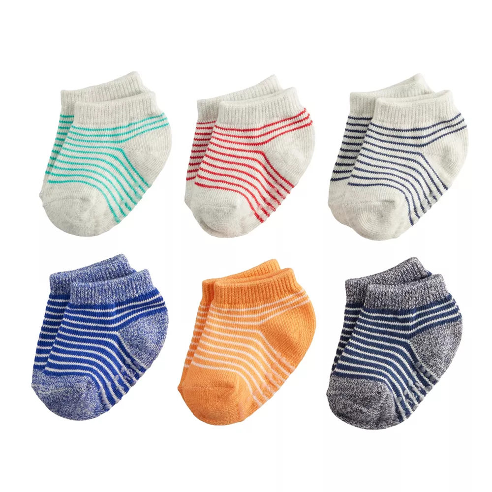 Baby / Toddler Boy Jumping Beans® 6-Pack Low Cut Socks - Image 2