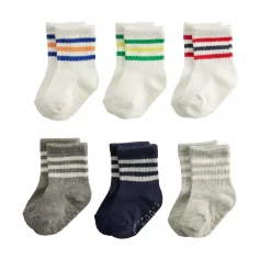 Baby / Toddler Boy Jumping Beans® 6-Pack Ribbed Socks