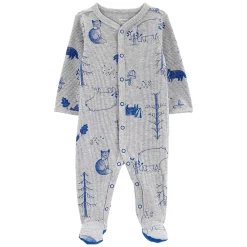 Baby Boy Carter's Woodland Snap-Up Thermal Sleep & Play