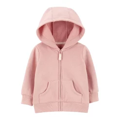 Baby Girl Carter's Zip-Up Fleece Hoodie