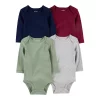 Baby Boy Carter's 4-Pack Long-Sleeve Bodysuits