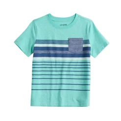 Boys 4-12 Jumping Beans® Texture Stripe Pocket Tee