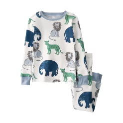 Toddler Little Planet by Carter's Safari Top & Bottoms Pajama Set