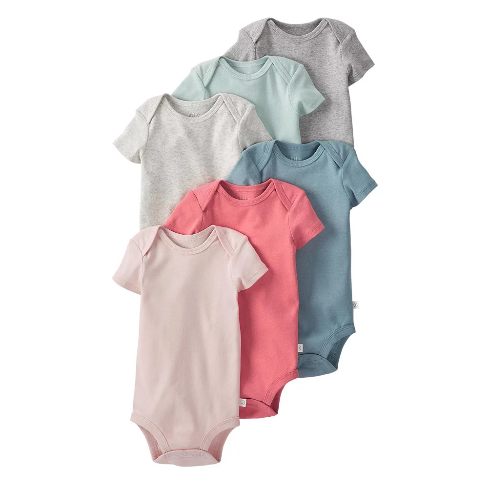 Baby Little Planet by Carter's 6-Pack Ribbed Bodysuits