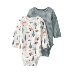 Baby Little Planet by Carter's 2-Pack Organic Bodysuits