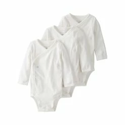 Baby Little Planet by Carter's 3-Pack Organic Cotton Rib Wrap Bodysuits