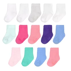 Baby / Toddler Fruit of the Loom 14 Pack Crew Socks