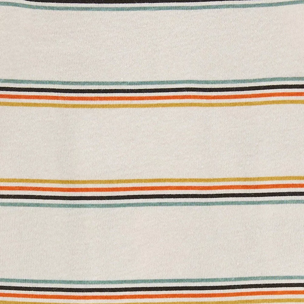 Baby Carter's Striped Bodysuit, Pants & Truck Sleep & Play Set - Image 2