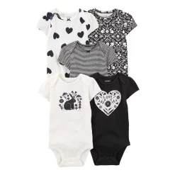 Baby Carter's 5-Pack Short-Sleeve Bodysuits