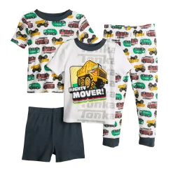 Toddler Boy Tonka "Mighty Mover" 4 Piece Pajama Set