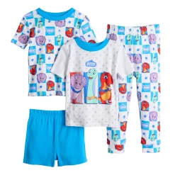Toddler Boy Dino Ranch 4 Piece Pajama Set