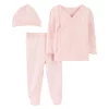 Baby Carter's Essential Top, Pants & Hat Set